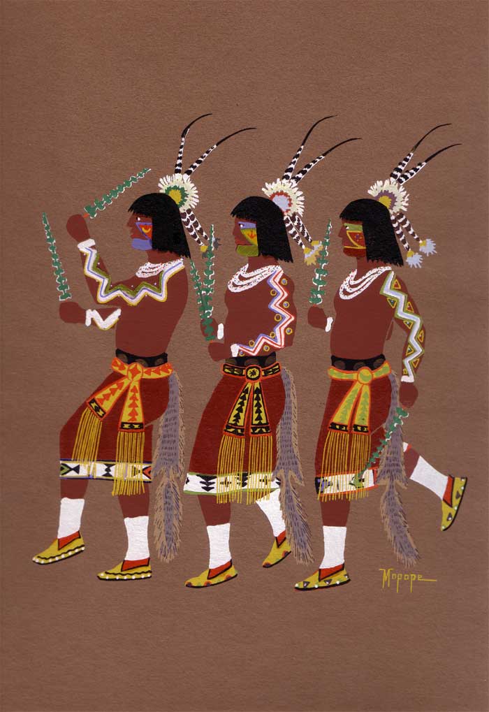 Kiowa Indian Art Portfolio by Stephen Mopope - Fine Art - Native