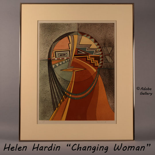 Helen Hardin Changing Woman Southwest Native American Print C4712B