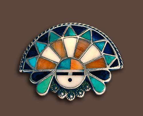 Zuni on sale sunface jewelry