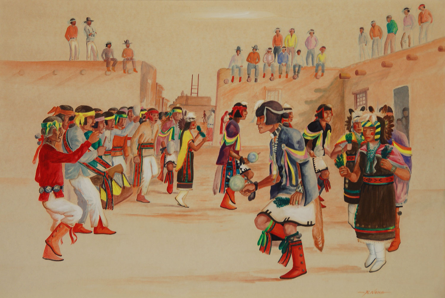 Fine Art Native American Paintings Native American Artwork Hopi