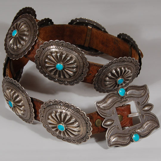 Traditional southwestern outlet concho belts