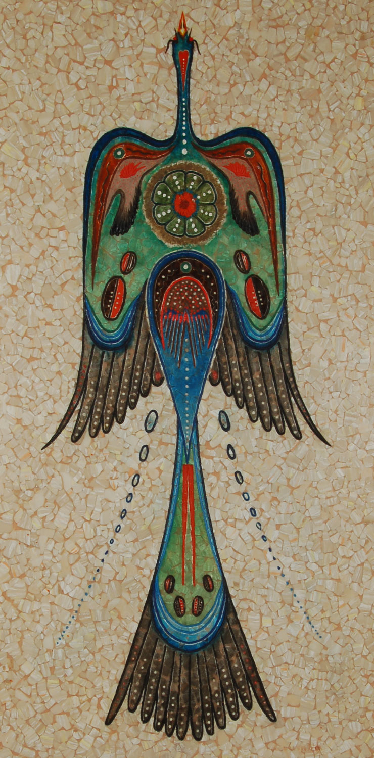 Peyote Bird | Woody Crumbo | Potawatomi | Native American Painting ...