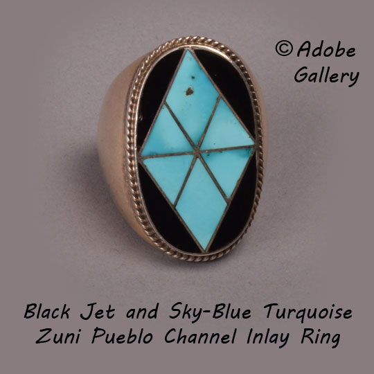 Zuni inlay deals ring