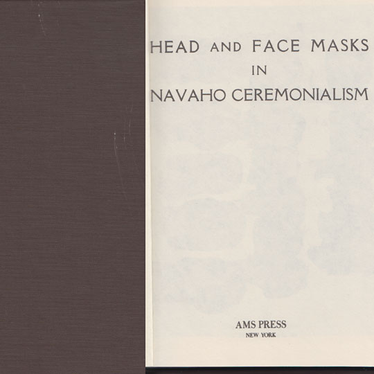 Navajo Mask, C1905. /Na Navajo Man Dressed Up As The God