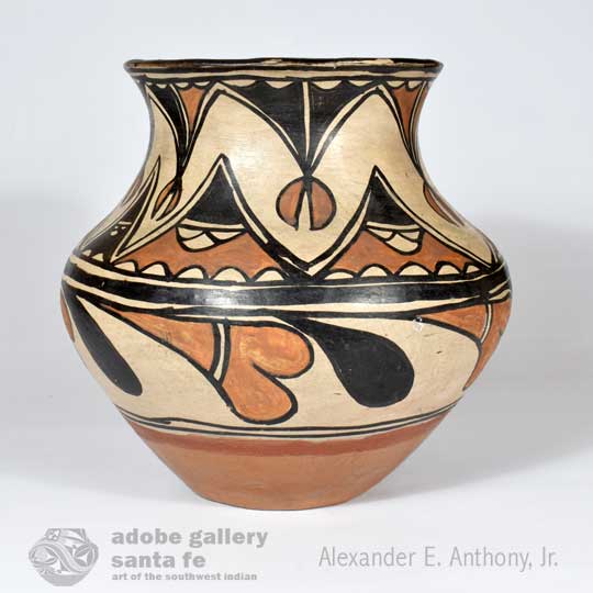 Southwest Indian  Pottery C4136A Adobe Gallery Santa Fe