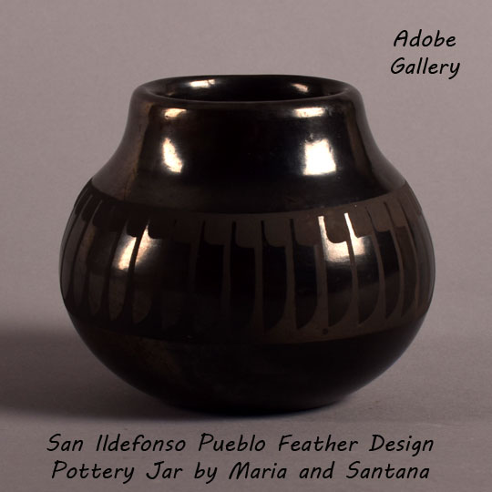 Maria Martinez Pottery - Adobe Gallery, Santa Fe