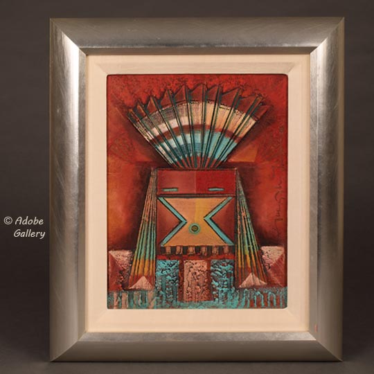 Tony Abeyta Native American Southwest Painting Navajo Yei C4648B