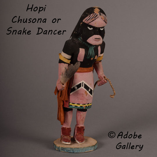 Katsina Doll Pueblo Kachina Doll Snake C4692A - Adobe Gallery, Santa Fe