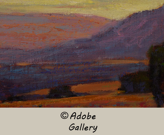 Close up view of a section of this painting. Close up view of a section of this painting.