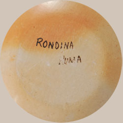 Rondina Huma Southwest Indian Pottery Contemporary Hopi Pueblo signature