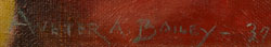 Artist signature of Walter Alexander Bailey