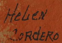 Helen Cordero (1915–1994) signature