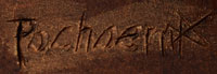 Artist Signature - Kevin Pochoema, Hopi Pueblo Carver