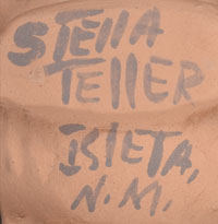 Artist Signature - Stella Teller, Isleta Pueblo Potter