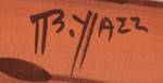 Artist Signature - Beatien Yazz (1928-2012) Little No Shirt - Jimmy Toddy