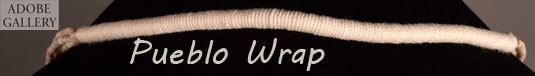 What is a Pueblo Wrap? It is a string wrapped around and coiled tightly - usually used in necklaces to secure them