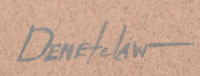 Artist Signature of Myron Denetclaw (1999- ) Din&eacute; - Navajo Nation