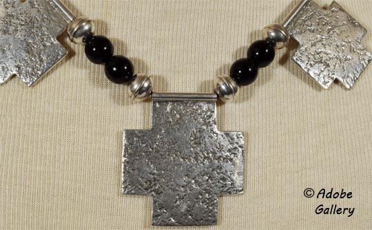 Alternate close-up view of a section of this necklace.