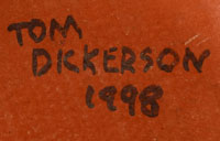 Artist Signature of Tom Dickerson, Santa Fe Potter