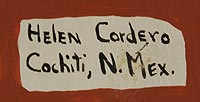 Helen Cordero (1915 – 1994) signature