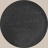 Linda Tafoya Sanchez | Santa Clara Pueblo | Southwest Indian Pottery | Contemporary  signature