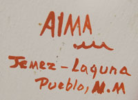 Alma Concha | Jemez Pueblo | Taos Pueblo | Southwest Indian Pottery | Figurines | signature