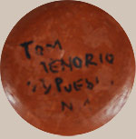 Tom Tenorio | Kewa Pueblo | Santo Domingo Pueblo | Southwest Indian Pottery | Contemporary | signature