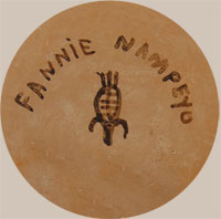 Fannie Nampeyo | Hopi Pueblo | Southwest Indian Pottery | Contemporary | signature