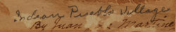 Juan Jose Martinez (c1885-) 	signature