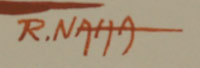 Raymond Naha (1933-1975) signature