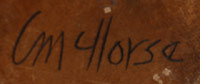 Christine Nofchissey McHorse (1948-present) signature