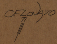 Charles Lovato (1937-1987) signature