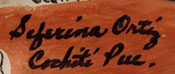 Seferina Ortiz (1931-2007) signature