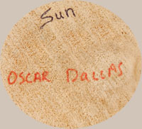 Oscar Dallas (ca. 1930 - ) signature