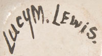 Lucy Martin Lewis (1898-1992) signature