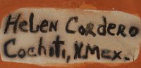 Helen Cordero (1915–1994) signature