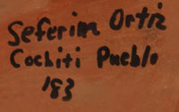 Seferina Ortiz (1931-2007) signature