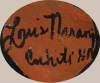 Louis Naranjo (1932-1997) signature