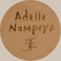 Adelle Lalo Nampeyo (1959 - ) signature - hallmark