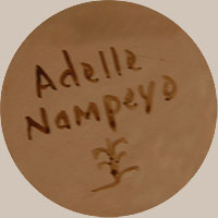 Adelle Lalo Nampeyo (1959 - ) signature - hallmark