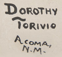 Dorothy Torivio (1946 - 2011) signature