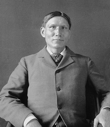 Southwest author Charles A. Eastman (1858-1939) Ohiyesa was a full-blooded Santee Sioux Indian. Image Source: Wikipedia