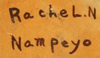 Rachel Namingha Nampeyo (1903-1985) signature