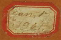 Jonathan Batkin told us that Gans did not move to Santa Fe and start his business until 1916, so the 1901 date does not fit with a Gans transaction.  After closer examination, what we thought was Gan 17, 1901 is actually Jan 17, 1901.  Our thanks to Jonathan for his assistance.