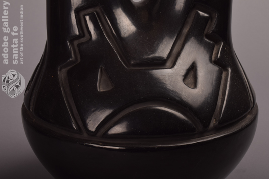 Close up view.