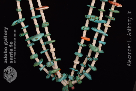 Close up view of the necklace.