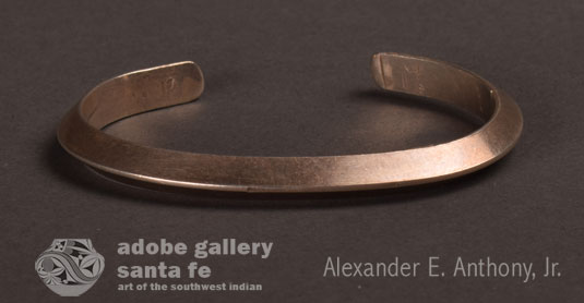 Alternate view of this silver bracelet.