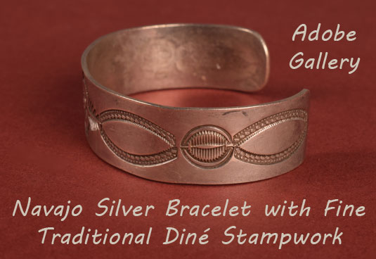 Alternate side view of this silver cuff.