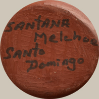 Santana Melchor (1889-1978) artist signature