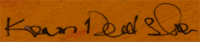 Kevin Red Star (1943- ) signature
